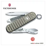 VICTORINOX 瑞士維氏 5用 58mm Alox Collection 鋁合金編織灰 0.6221.4031G