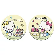 【Sanrio 三麗鷗】軟式珪藻土杯墊 杯墊 矽藻土 (2入/組)(10*10*0.5cm) 野餐趣