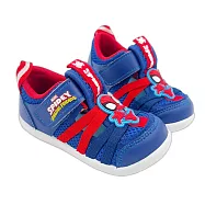 台灣製蜘蛛人涼鞋 (MN109) 台灣製 台灣製童鞋 MIT MIT童鞋 涼鞋 MIT涼鞋 男童鞋 童鞋 兒童涼鞋 男中童 男中童鞋 包頭涼鞋 休閒鞋 平底涼鞋 15 藍色