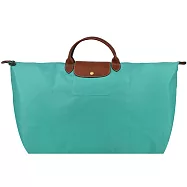 LONGCHAMP LE PLIAGE系列短把再生尼龍摺疊水餃旅行袋(特大) 松石綠