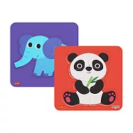 韓國《Ariati》-- 磁性拼圖-大象&熊貓 ☆