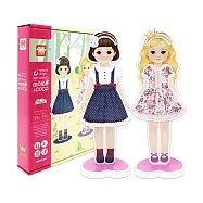 韓國《Ariati》-- 磁性遊戲書-換裝娃娃 ☆