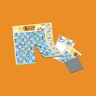 自己做遊戲板(方) 2mm厚 直徑40公分超大方型摺疊遊戲板 ─教師、遊戲設計輕鬆用印表機製作專業遊戲圖板DIY!