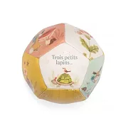 【安垛小姐】法國 Moulin Roty 三隻小兔寶貝PU軟球