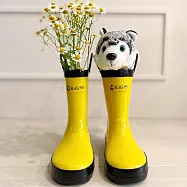 【LoveBBB】 B.aG+S 兒童提把雨鞋 22101 凡賽斯黃 9T