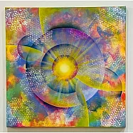 【玲廊滿藝】廖鎵玉-曙光60x60cm