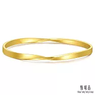 【點睛品】莫比烏斯環 黃金手鐲_計價黃金