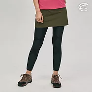 ADISI 女彈性快乾機能穿搭短裙AD2211084 (S-2XL)|四面彈性 排汗快乾 速乾 輕薄透氣 輕量 L 橄欖綠