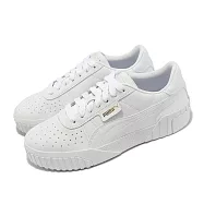 Puma 休閒鞋 Cali Wns 女鞋 白 全白 小白鞋 金標 皮革 百搭 36915501 24cm WHITE/WHITE