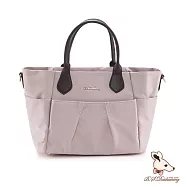 B.S.D.S冰山袋鼠 - 知性巴黎 - 優雅美學加大款多層泡芙包【J2024-C】 奶茶杏