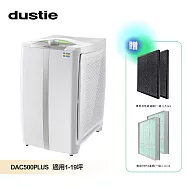 【瑞典達氏Dustie】氣密鏡像空氣清淨機 DAC500PLUS 好禮加贈