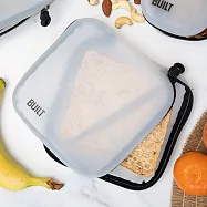 《Built》矽膠拉鍊食物袋 | 環保密封袋 保鮮收納袋 - 16x16