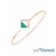 【Just Diamond】18K玫瑰金 絕色魅力 鑽石手環 04 玫瑰金