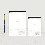 Neo smartpen|M1+創意撕線筆記本組合 海軍藍
