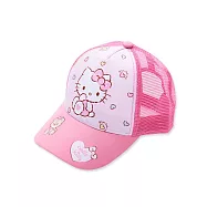 DF 童趣館 - 正版授權兒童卡通網帽鴨舌帽 KITTY貓(愛心)