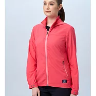 【荒野wildland】女印花透氣抗UV輕薄外套海棠紅色 S 海棠紅