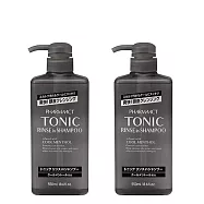 【2入組】日本TONIC涼感雙效洗髮精550ml
