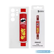 Samsung 三星 原廠公司貨 品客 造型指環帶 for S23系列 矽膠薄型保護殼-附指環帶 (盒裝) 紅色