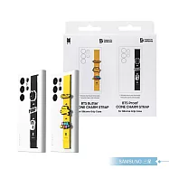 Samsung 三星 原廠公司貨 BTS 聯名指環帶 for S23系列 矽膠薄型保護殼-附指環帶 (盒裝) Proof黑