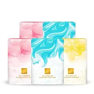 【UNICAT 變臉貓】晶鑽礦物代謝吸油面膜 5盒組(2保濕+2光透+1修護)