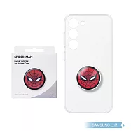 Samsung 三星 原廠公司貨 Marvel 聯名 - 蜘蛛人指環支架 for S23系列 透明多功能保護殼 (盒裝) 紅色