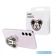Samsung 三星 原廠公司貨 迪士尼聯名 - 米奇指環支架 for S23系列 透明多功能保護殼 (盒裝) 白色