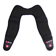 DR.AIR DIY多用途氣墊可調式減震釋壓雙肩背帶墊(大) 黑