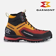 GARMONT 男款 GTX 中筒多功能登山鞋 Vetta Tech 002466|米其林大底 GoreTex 防水透氣 健行鞋 飛拉達 鐵索攀岩 UK8 紅-橘黃