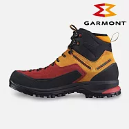 GARMONT 男款 GTX 中筒多功能登山鞋 Vetta Tech 002466|米其林大底 GoreTex 防水透氣 健行鞋 飛拉達 鐵索攀岩 UK9 紅-橘黃