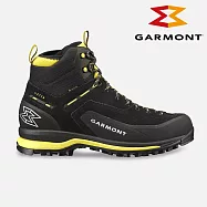 GARMONT 男款 GTX 中筒多功能登山鞋 Vetta Tech 002726|米其林大底 GoreTex 防水透氣 健行鞋 飛拉達 鐵索攀岩 UK8 黑-黃