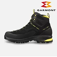 GARMONT 男款 GTX 中筒多功能登山鞋 Vetta Tech 002726|米其林大底 GoreTex 防水透氣 健行鞋 飛拉達 鐵索攀岩 UK8.5 黑-黃