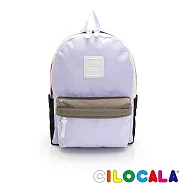 CILOCALA 限量版亮彩尼龍防潑水COMBI後背包-中大 薰衣草紫