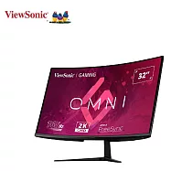 ViewSonic 優派 VX3218C-2K 32吋曲面QHD電競螢幕