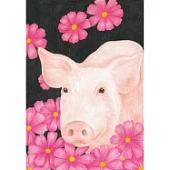 【玲廊滿藝】阿布布思義-新諾亞方舟-小豬38x26cm