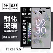 Google Pixel 7A 超強防爆鋼化玻璃保護貼 (非滿版) 螢幕保護貼 強化玻璃 9H 0.33mm 透明