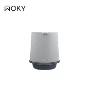 【WOKY 沃廚】360&deg;輕芯鈦瓷易潔層單蓋保溫杯250ml(帽子杯-附密封蓋) 紺青藍