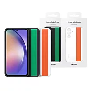 SAMSUNG Galaxy A54 5G 原廠邊框保護殼 (附指環帶) EF-XA546C 黑糖玻玻