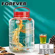 【日本FOREVER】手提式醃漬梅酒玻璃罐15L