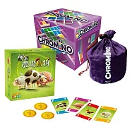 【樂桌遊超值組】卡米諾 Chromino+搜捕農場動物 Shokoba(繁中版)