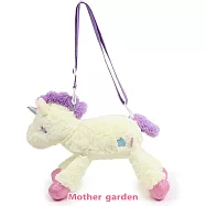 日本Usamomo萌兔桃桃-單肩包 獨角獸 白色