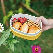 【SWANZ天鵝瓷】芯動便當盒 陶瓷便當盒PLUS 650ml 燦亮黃