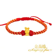 【金品坊】999.9黃金小萌兔開運手繩 0.14錢&plusmn;0.03