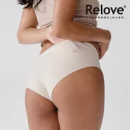 【Relove】柯夢波丹聯名款 無痕透氣桑蠶絲內褲 L 燕麥灰