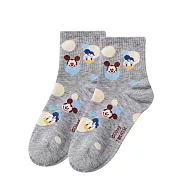 【ONEDER 旺達棉品】Disney中統羅紋襪 迪士尼長襪 三眼怪 維尼 米奇 唐老鴨中筒襪 台灣製棉襪 親子襪- 米奇唐老鴨 MK-A314(22-26)