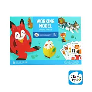 【JarMelo 原創美玩】兒童3D手作益智立體折紙- 神奇動物 JA93993