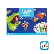 【JarMelo 原創美玩】兒童3D手作益智立體折紙- 小小人物 JA93757