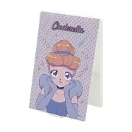 【Disney 迪士尼】折疊化妝鏡 少女漫畫 化妝鏡 折鏡 (迷你) (8*5.5*0.5cm) 少女仙杜瑞拉