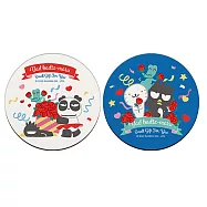 【Sanrio 三麗鷗】軟式珪藻土杯墊 歡慶派對 凱蒂 大耳狗 (2入/組)(10*10*0.5cm) 歡慶酷企鵝