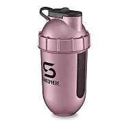 【ShakeSphere】視窗款膠囊雪克杯(乳清搖搖杯、健身水壺、高蛋白搖杯) 玫瑰粉/黑窗