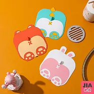 JIAGO 萌趣防蟑螂排水孔地漏防臭蓋 藍恐龍